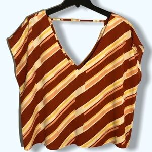 Forever 21 - Orange Blouse - 0X